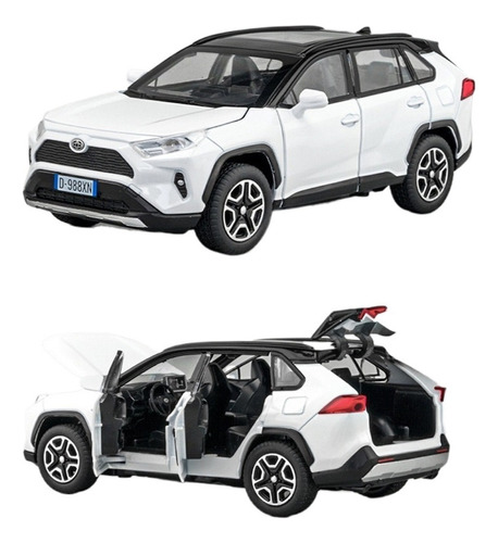 Toyota Rav4 Miniatura Metal Coche Con Base Expositora 1/ [u]