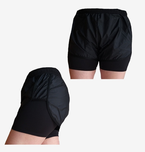 Pantaloneta Tipo Short Para Dama Super Nylon Con Lycra 