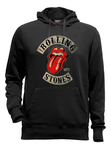 Buzo Canguro Adulto Rolling Stones  Rock Musica En 3 Diseños