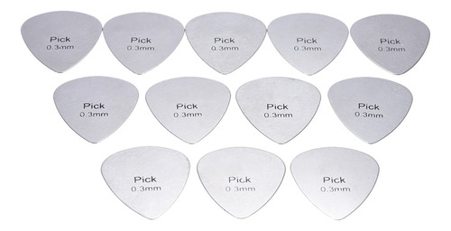 Púas De Guitarra Alice Stainless 12 Unidades/paquete Plectru