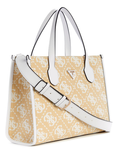 Guess Bolso Tote Ruma Con Doble Compartimento, Logotipo