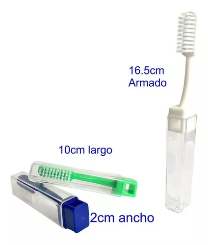 Kit Dental Cepillo De Viaje + Pasta Dental 25ml 50 Piezas