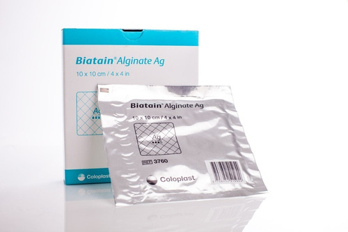 Apósito Biatain Alginate Ag 10x10 Caja X10 Unidades