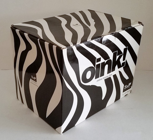 Tk0d Cofre S&p Living Oink! Zebra Money Box