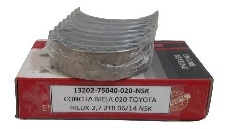 Concha Biela 0.20 Toyota Hilux 2.7 Motor 2tr Hiace 2tr