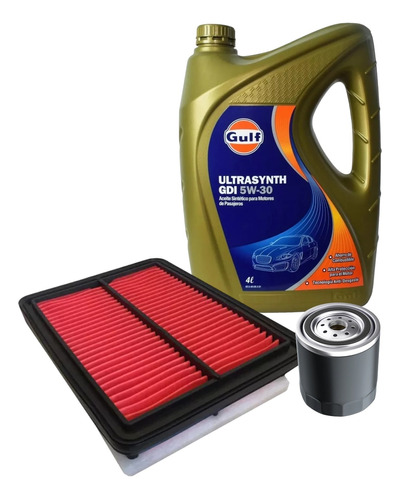 Kit X2 Filtros + Aceite 5w30 Nissan Kicks 1.6 2016 Al 2020