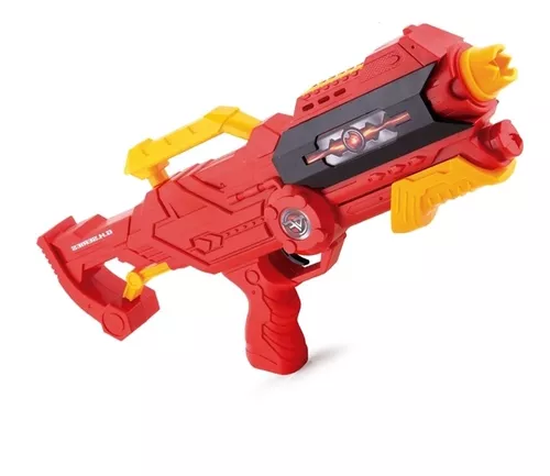 Pistola Super Shot Dual Fight Lança Dardos +bola De Gel Nerf