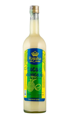 Bebida Mista De Cachaça Rainha Da Cana Abacaxi Com Coco 700m