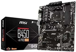 Motherboard Msi B450-a Pro Max Usb 3 Ddr4 D-sub Dvi Hdmi