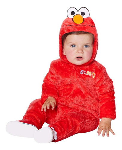 Plaza Sesamo, Disfraz/cosplay Elmo, Una Pieza, Bebe