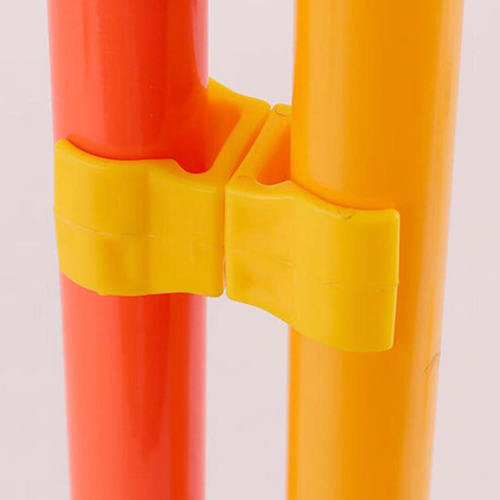 2 X 10 Uds. Clip Conector Para Poste De Bandera De Amarillo