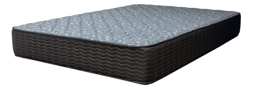 Colchon Mulata Muebles Zafiro 2 plazas reversible espuma premium alta densidad D60 color negro