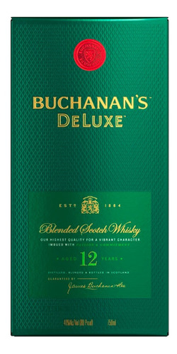 Imagen 3 de 4 de Whisky Buchanan's Deluxe 12 Años 750ml