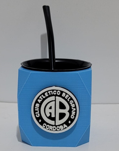 Mate Personalizado Belgrano  De Cordoba Impresión 3d