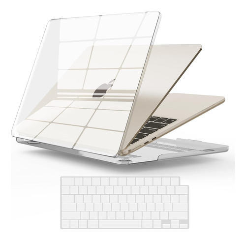 Funda Ibenzer Para Macbook Air 13 M2 + C/teclado Clearr