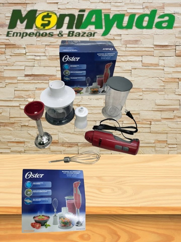 Batidora De Inmersion Oster Fpsthb2615r Usado Rojo 50 (Usado)