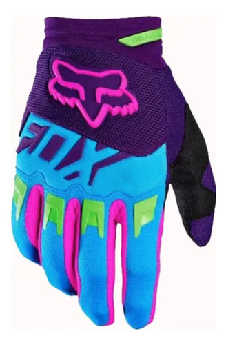 Guantes Fox Dirtpaw Drive Violeta Motocros Mx Enduro Violeta M