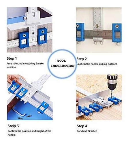 Gabinete Hardware Jig Para Manija Tirador Guia Taladro