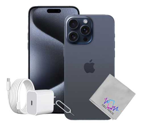 Apple Iphone 15 Pro 128 Gb Azul Titanio Esim Caja Original Azul (Reacondicionado)
