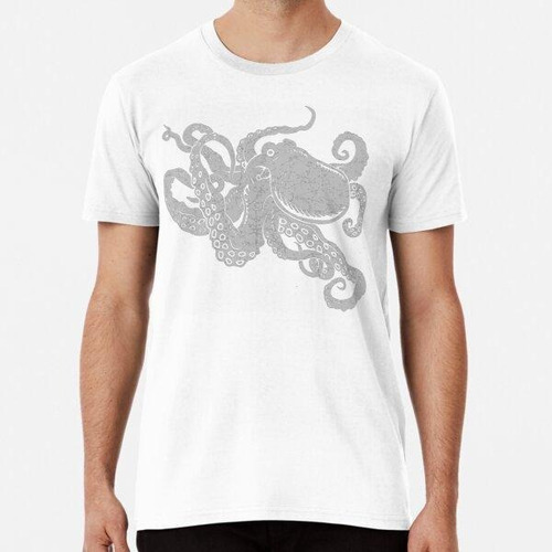 Remera Octopus 20, Tendencia Caliente, Idea Increíble Algodo