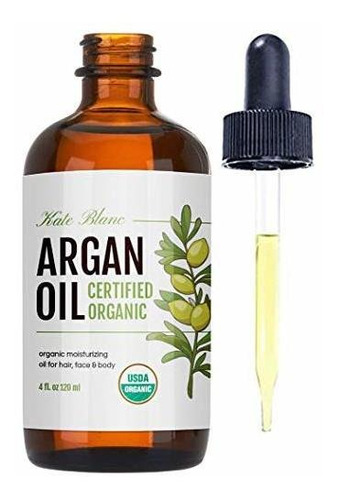 Aceite De Argán Marroquí, Orgánico Certificado Por La Usda, 