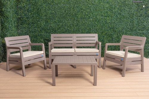 Imagen 3 de 10 de Set Jardin 2 Sillones + 1 Sillon Doble + 1 Mesa Voss2000
