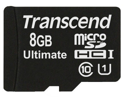 Cartão De Memória Transcend Microsdhc 8gb Classe 10 Ultimate