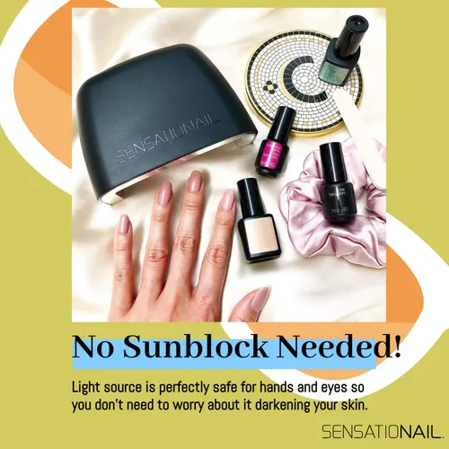 Lámpara De Uñas Led Sensationail Para Curar Esmaltes En Gel