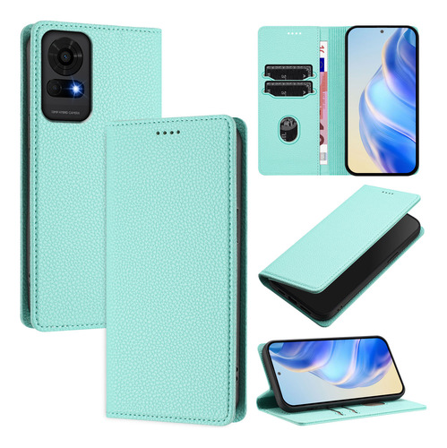Funda Para Tcl 50 Le Con Cierre Magnético Y Cubierta Rfid