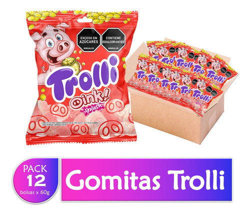 Gomitas Dulces Trolli Paquete X12 Uds 