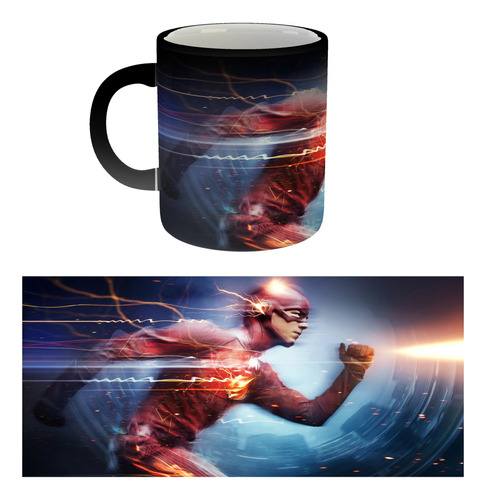 Taza Mágica Flash Dc Comics |de Hoy No Pasa| 5