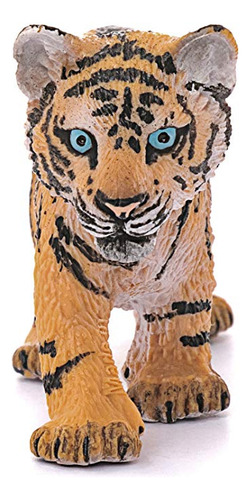 Figura De Animal Schleich Vida Salvaje Cachorro De Tigre Color Del Pelaje
