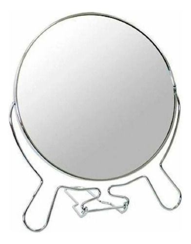 Espelho De Mesa 8'' Dupla Face Com Aumento Giratório Makeup