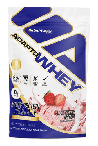 Adapto Whey 3w Refil 2268g (71 Doses) - Adaptogen Science