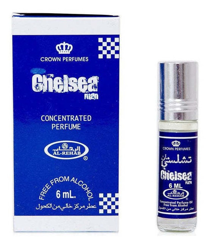 Chelsea Man Perfume Al Rehab 6ml Fresco Ámbar Cítrico Floral Volumen de la unidad 6 mL