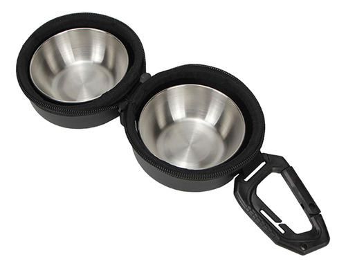 Cuencos Plegables Para Perros, Vasos Dobles Para Comida Y