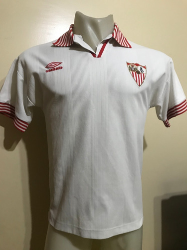 Camiseta Sevilla 1996 1997 Almeyda 8 River Parma Argentina S