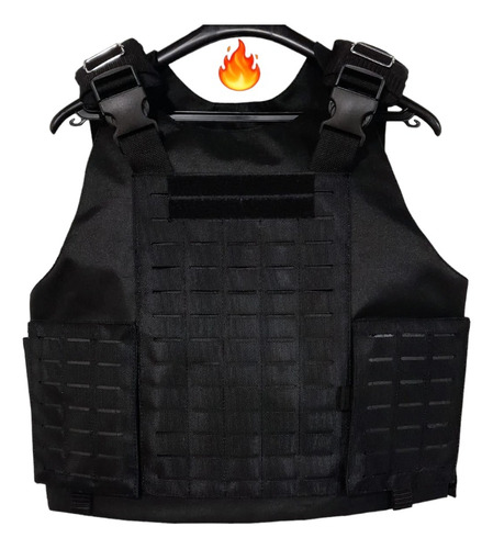 Chaleco Molle Porta Placa Corte Laser, Talle L-xl
