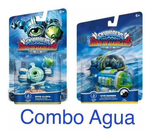 Combo Skylanders Supercharger Dive-clops Y Divebomber Por