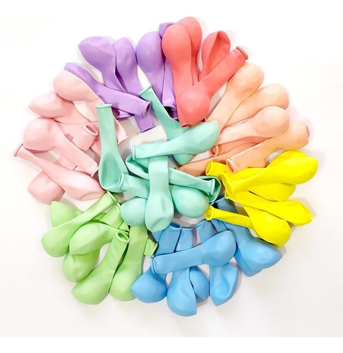 Globos Bombas R6 Pastel X50 Unidades