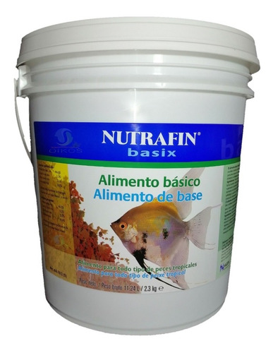 Alimento Para Peces Nutrafin Basix Peces Tropicales 2.3kg