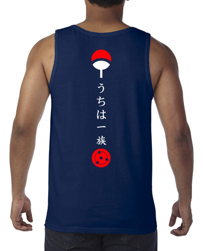 Playera Tanktop Clan Uchiha Naruto Kanjis Clan