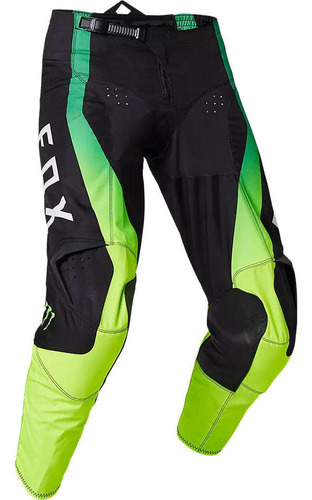 Pantalon Moto 180 Monster Negro/verde Fox