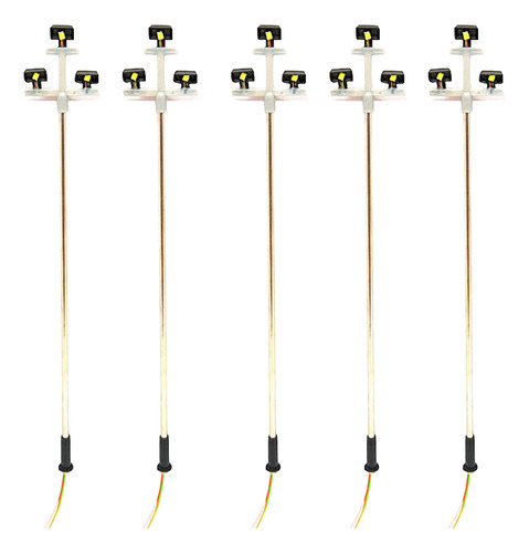 Lámpara De Calle Led De 3 Led A Escala 1:100 Con Escenario M