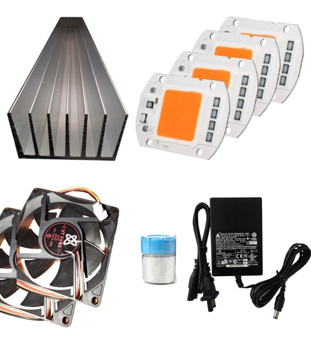 Combo Para Armar Panel Led 200w Grow Cultivo Indoor