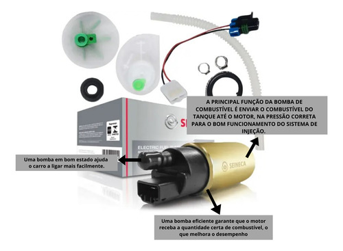 Bomba Combustível Universal Flex Sistema Bosch-varios Carros