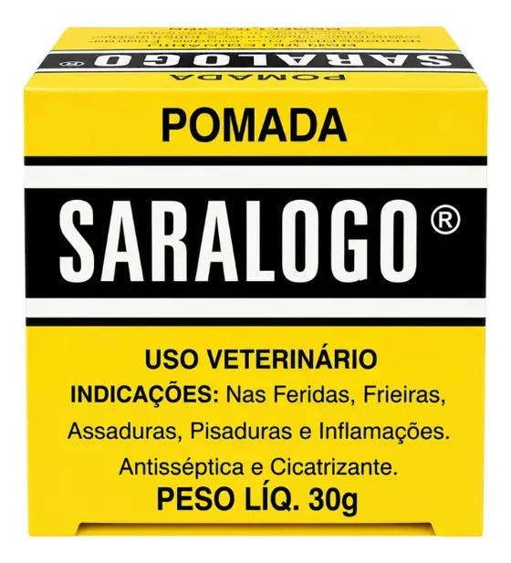Pomada Cicatrizante Saralogo Matacura 30 g Veterinária