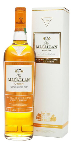 Whisky Macallan Amber X 700 Ml-single Malt-importado Escocia