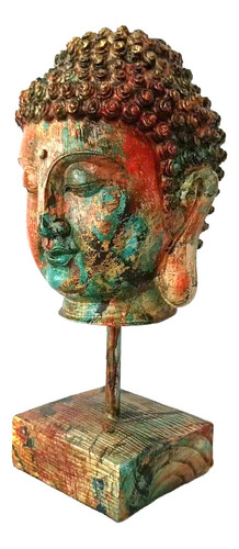 Estatua De Cabeza De Buda, Adorno Artístico, Artesanía De