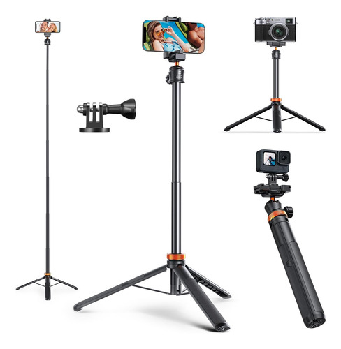 K&f Concept Trípode Para Selfie Stick De 62 Pulgadas, Soport